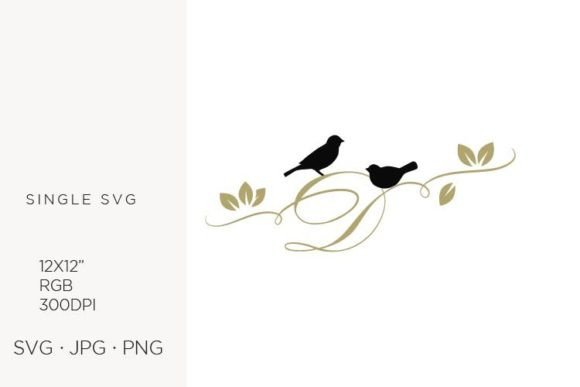 Birds on a Branch, Golden Letter D Embroidery Review