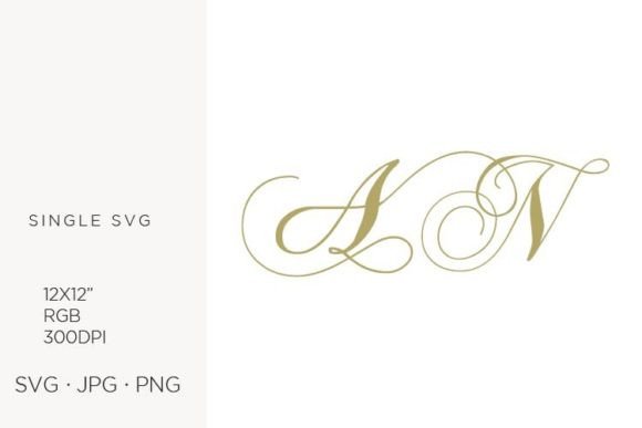 Monogram AN: A Versatile Embroidery Design for Creative Projects