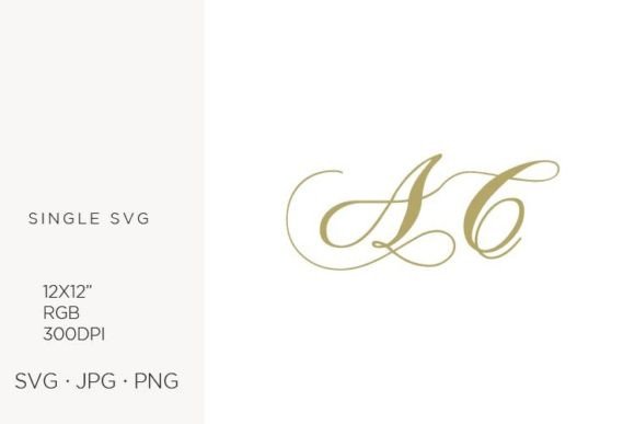 Monogram, Letter a and Letter C Graphics for Icons and Digital Products