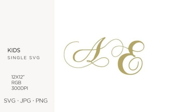 Monogram, Letter a and Letter E Graphics for Branding and Icons