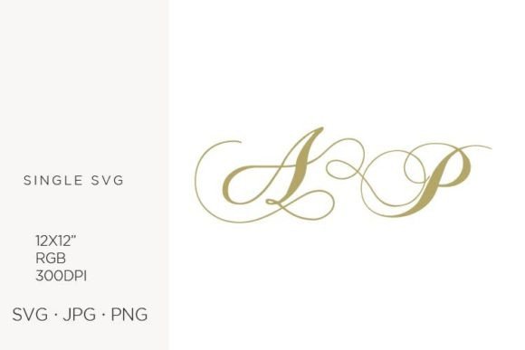 Monogram, Letter A and P Graphics for Branding and Design