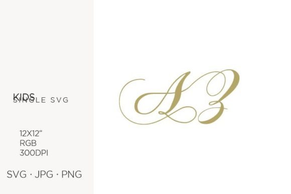 Monogram, Letter A and Z Graphics for Branding and Icons