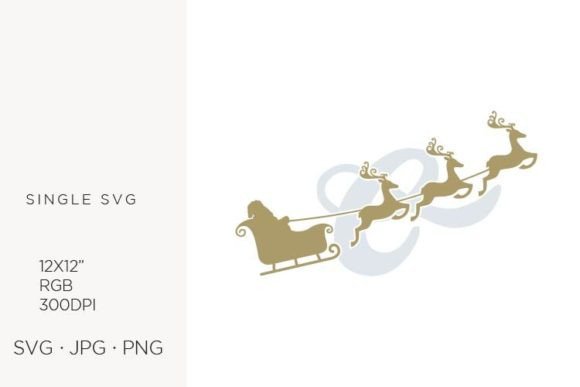 Santa Claus Sky Sledge, Letter C Graphics