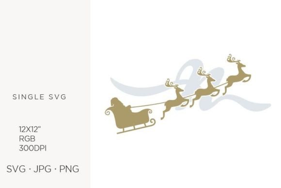 Santa Claus Sky Sledge, Letter N Graphics
