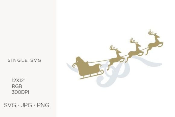 Santa Claus Sky Sledge, Letter P Graphics