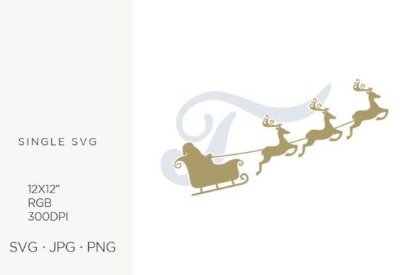 Santa Claus Sky Sledge, Letter T Graphics