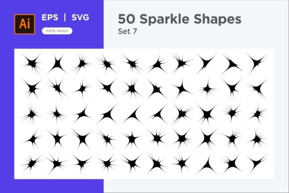 Sparkle Shape Symbol Sign V2-50 -7 Review