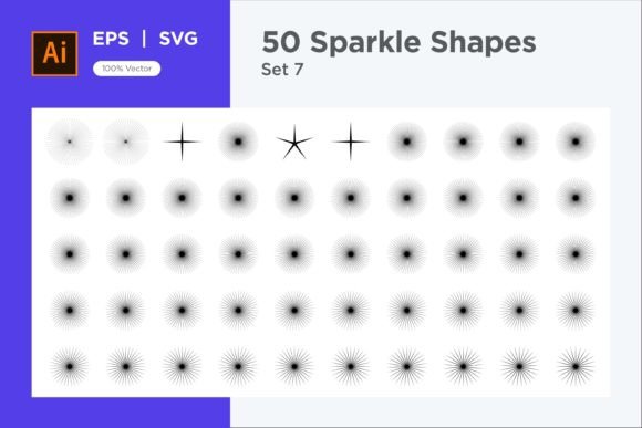 Sparkle Shape Symbol Sign V3-50 -7 Review