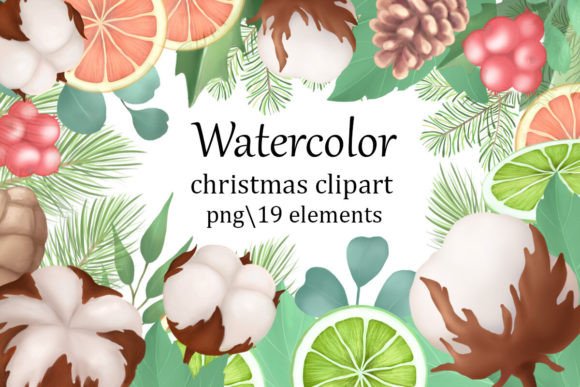 Watercolor Clipart for Crafts and Graphics
